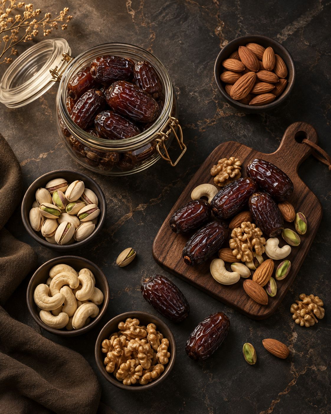 JOUD dates and dry fruits arrangement